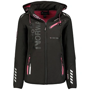 Geographical Norway Reine softshellová bunda W WU8182F/GNO-BLACK-PINK