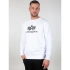 Pánsky sveter Alpha Industries Basic čierny s potlačou loga (178302-09)