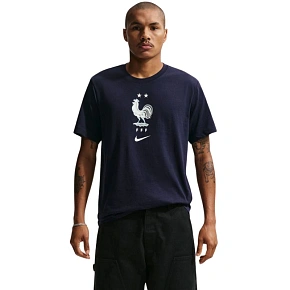 Pánske futbalové tričko Nike FFF Soccer T-shirt navy blue IH2181 498 pánske Pánske futbalové tričko Nike FFF Soccer T-shirt navy blue IH2181 498 pánske