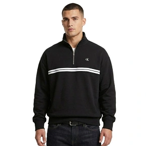 Calvin Klein Fleecová mikina s kapucňou Logo Tape Black - LZ04RE285G-UB1 men Calvin Klein Fleecová mikina s kapucňou Logo Tape Black - LZ04RE285G-UB1 men