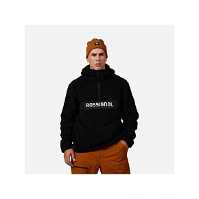 Pánska mikina ROSSIGNOL ALLTRACK ANORAK FLEECE, čierna