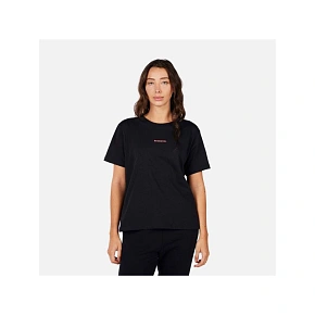 Dámske tričko ROSSIGNOL W Waterfall Relax Tee, čierne Dámske tričko ROSSIGNOL W Waterfall Relax Tee, čierne