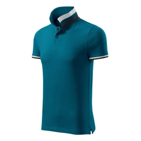 Polo tričko Malfini Collar Up M MLI-25693 petrol blue