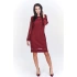 Dámske šaty M51965 vínové - Adika Collection