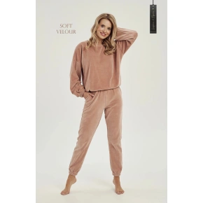 Dámska tepláková súprava Belle 3023 01 Brown and beige - Taro
