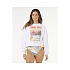Dámska mikina RIP CURL Hayley O O/S Drop Shldr Crew biela pánska
