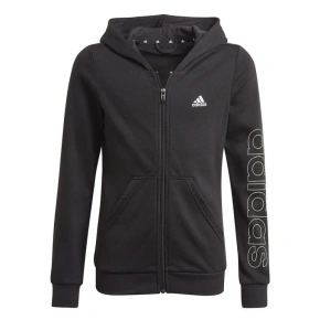 Mikina adidas Essentials Logo Full-Zip Hoodie Jr GN4050