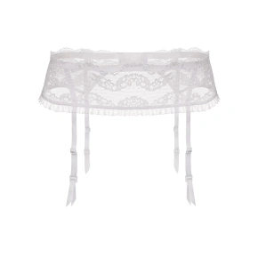 Podväzkový pás Lilly biely - Julimex