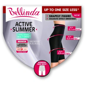 Dámske zoštíhľujúce bermudy ACTIVE SLIMMER Black - BELLINDA