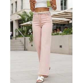 Dámské džíny UY2966 růžové - FashionStreet 