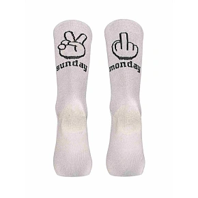 Cyklistické ponožky NORTHWAVE Sunday Monday Sock, biele Cyklistické ponožky NORTHWAVE Sunday Monday Sock, biele