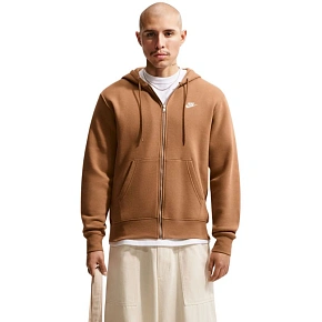 Pánska mikina Nike Club BB FZ Hoodie svetlohnedá FN3861 270 Pánska mikina Nike Club BB FZ Hoodie svetlohnedá FN3861 270