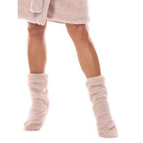 Dámske teplé ponožky 2407 Powder pink - L&L