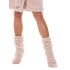 Dámske teplé ponožky 2407 Powder pink - L&L