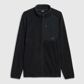 Pánsky flís s pravidelným golierom 4F 4FWAW25TFLEM414-20S Pánsky flís s pravidelným golierom 4F 4FWAW25TFLEM414-20S