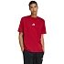Pánske tričko adidas Essentials 3-Stripes red KD4865