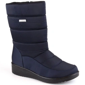 Dámske vysoké snehové topánky W EVE436B navy blue - Novinky