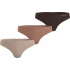 Dámske nohavičky 3Pack BRAZILIAN UW0UW03871 0R3 Mix Brown - Tommy Hilfiger