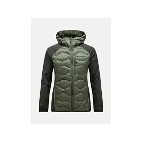 Peak Performance M Helium Down Hybrid Hood Green Peak Performance M Helium Down Hybrid Hood Green