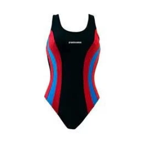 Jednodielne plavky 715 black/blue/red - Sesto Senso