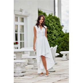 Večerné šaty SUK0410 biele - Roco Fashion