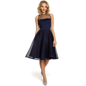 Dámske šaty M148 Tmavomodrá - MOE