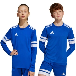 Detské tričko adidas Squadra 25 s dlhým rukávom modré JJ0046