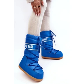 Snehové topánky model 188646 blue - Krok vo veľkom štýle