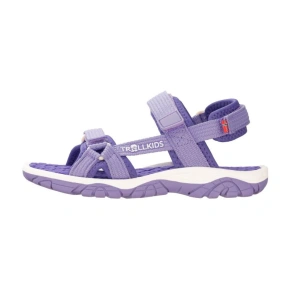Detské športové sandále pre chlapcov/dievčatá Trollkids Kids Oslofjord Sandal lilac (268-118)