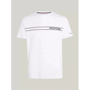 Pánske tričko UM0UM03196 YBR white - Tommy Hilfiger