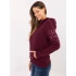Dámska mikina Asmia D10600BI02690A8NO Burgundy - FPrice
