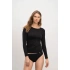 Dámske tričko s dlhým rukávom 21921 Black - Vamp
