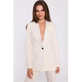 Dámska bunda S370 slonovinová kosť - Stylove