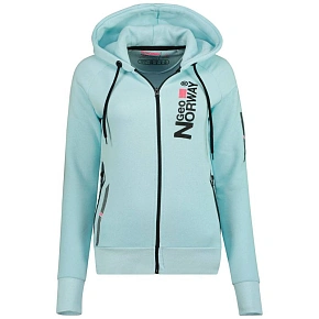 Dámska mikina s kapucňou Geographical Norway Fabuleuse EO Lady 100 BLEU CIEL (WU5303F/GNO-SKY BLUE) Dámska mikina s kapucňou Geographical Norway Fabuleuse EO Lady 100 BLEU CIEL (WU5303F/GNO-SKY BLUE)
