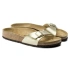 Birkenstock Madrid Birko-Flor Gold regular wide žabky (1016106) pre ženy