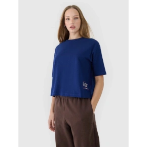 Dámske tričko oversize s potlačou 4F 4FWSS25TTSHF1971-30S Dámske tričko oversize s potlačou 4F 4FWSS25TTSHF1971-30S