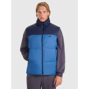 Pánske páperové tričko bez rukávov so syntetickou výplňou 4F 4FWAW25TVJAM229-030S