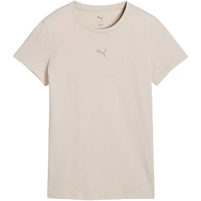 Dámské tričko Puma Ess Centered Cat Logo Tee, svetlo béžové, 692916 82 Dámské tričko Puma Ess Centered Cat Logo Tee, svetlo béžové, 692916 82