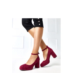 Dámske lodičky na podpätku 100-357 Bordeaux - Joalice Paris