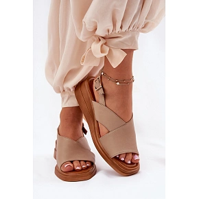 Dámske sandále ASA266-9 Quilara brown - Jezzi