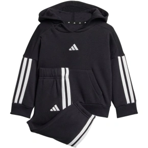Detské tepláky adidas Essentials Joggers 3 Stripes Fleece Hoodie black JD6484 Detské tepláky adidas Essentials Joggers 3 Stripes Fleece Hoodie black JD6484