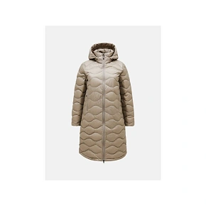 Dámsky kabát PEAK PERFORMANCE Helium Down Coat Women, farba béžová Dámsky kabát PEAK PERFORMANCE Helium Down Coat Women, farba béžová