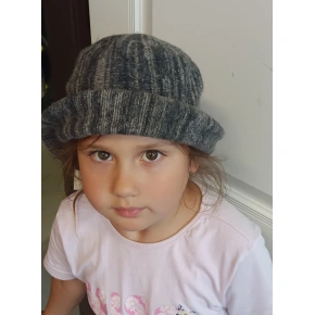 Dámska vlnená čiapka CZ17517-3 grey melange - Art of Polo