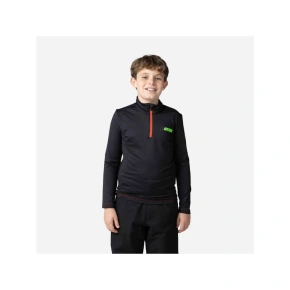 ROSSIGNOL Boy Hero 1/2 Zip Warm Stretch Hoodie Black