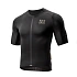 Rockbros YDDX011 Cyklistický dres Diamond s krátkym rukávom - veľkosť XXL - čierny