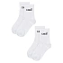 Športové ponožky CASALL Urban Tube Sock, balenie po 2 kusoch, biela farba