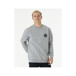 Pánska mikina RIP CURL Wetsuit Icon Crew, sivá Pánska mikina RIP CURL Wetsuit Icon Crew, sivá