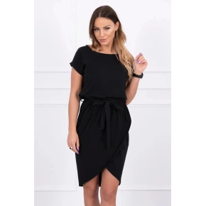 Dámske pletené šaty 8980 black - Kesi