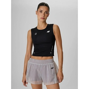 Dámsky rýchloschnúci tréningový crop top 4F 4FRAW26TFSLF1271-20S Dámsky rýchloschnúci tréningový crop top 4F 4FRAW26TFSLF1271-20S