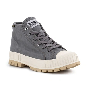 Topánky Palladium Pallashock Mid OG Granite Gray U 76681-070-M Topánky Palladium Pallashock Mid OG Granite Gray U 76681-070-M